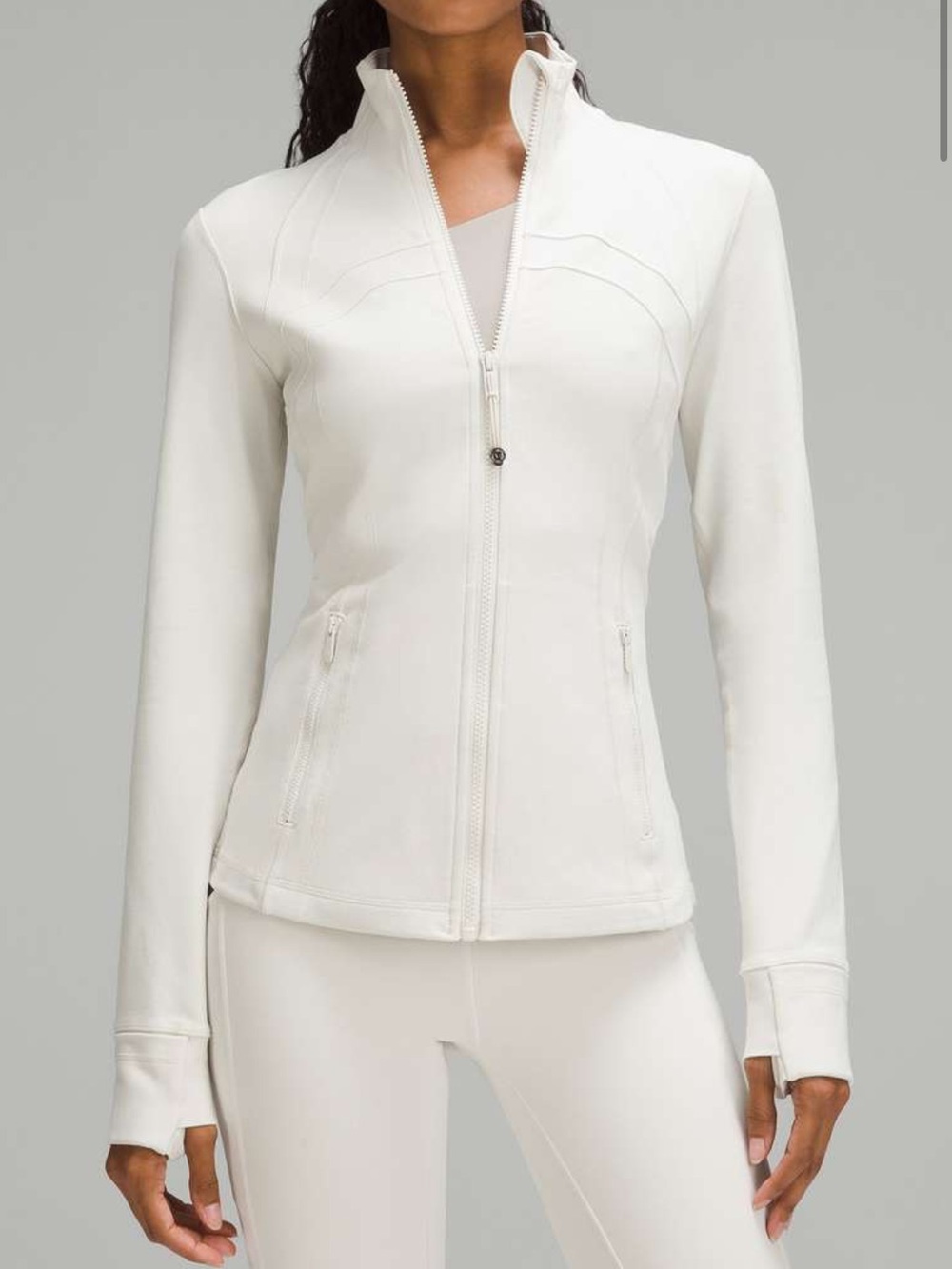 lululemon athletica Cream Full-Zip Lululemon Define Jacket